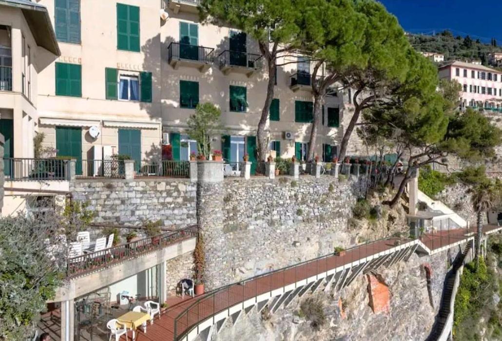 Pieve Ligure A Picco Sul Mare Con Piscina Villa Regina Екстериор снимка