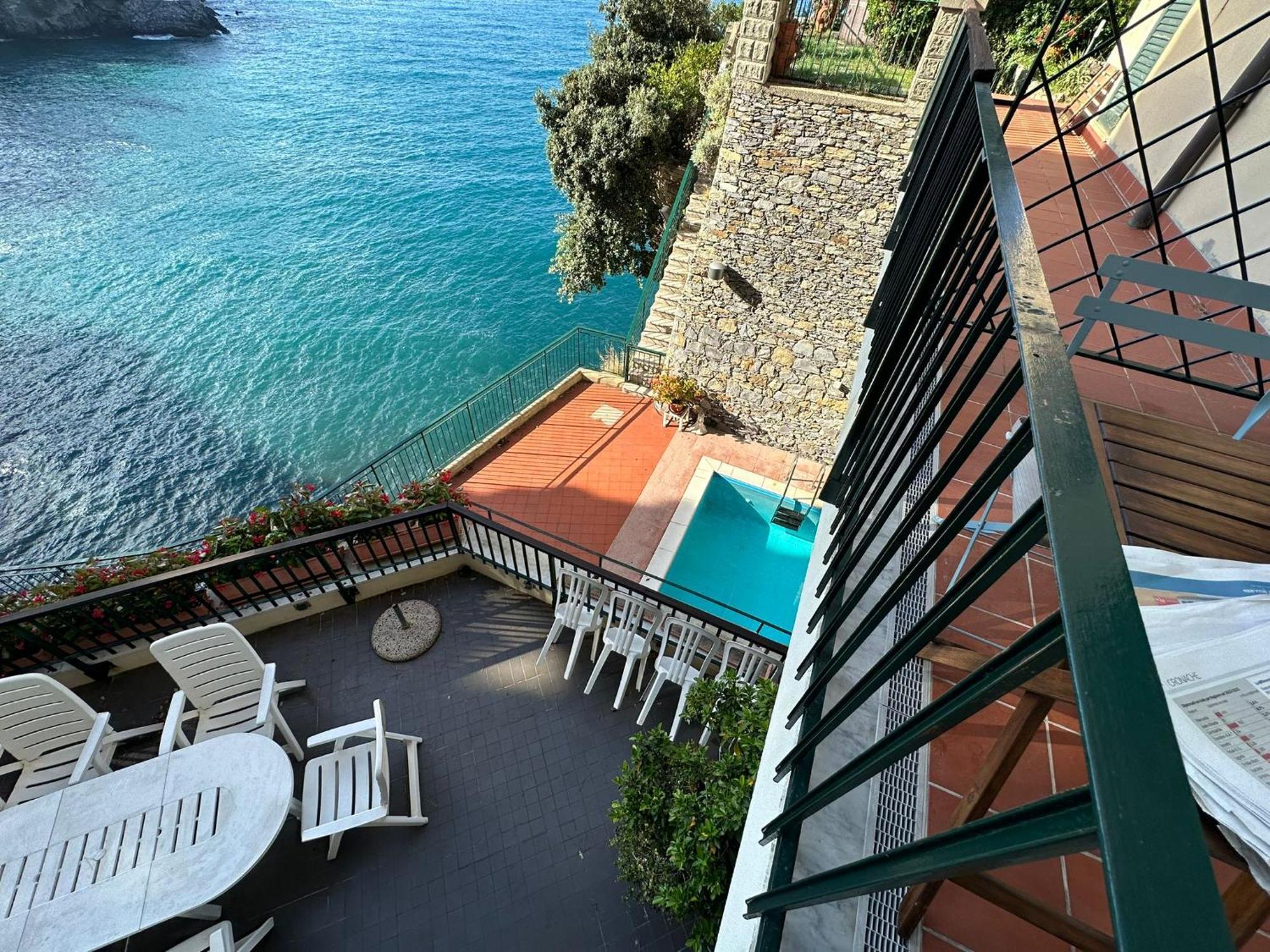 Pieve Ligure A Picco Sul Mare Con Piscina Villa Regina Екстериор снимка